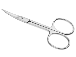 Nůžky pro mikroskopii prohnuté, 100 mm