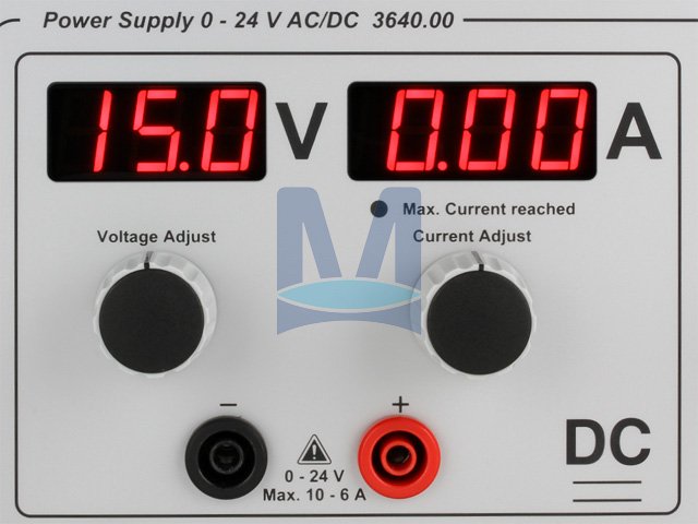 Stabilizovaný napěťový zdroj  0-24 V AC/DC - detail