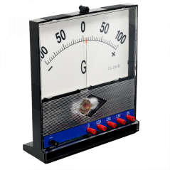 Demonstrační ampérmetr, voltmetr a galvanometr