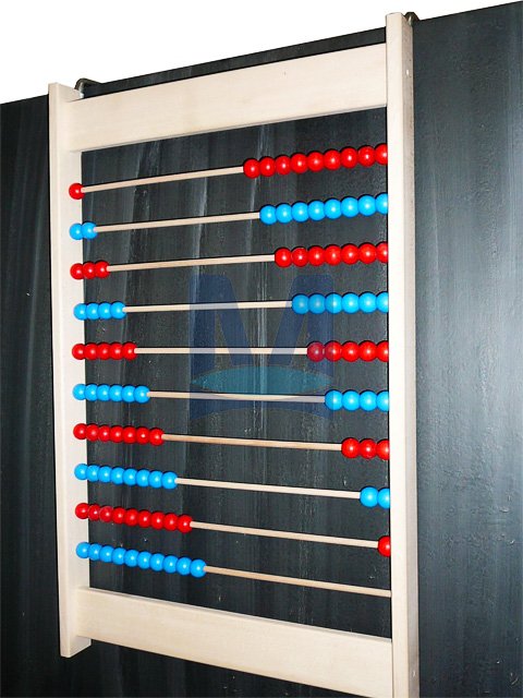 Počítadlo kuličkové 1-100 závěsné