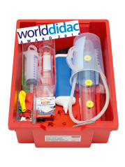 Anna a Leon experimentují s vodou a vzduchem