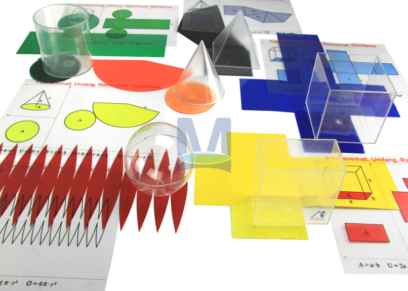 Geometrické tvary 10 cm se sítěmi, 6 ks Geometrické tvary 10 cm se sítěmi, 6 ks