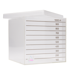 Decimetr krychlový se stupnicí