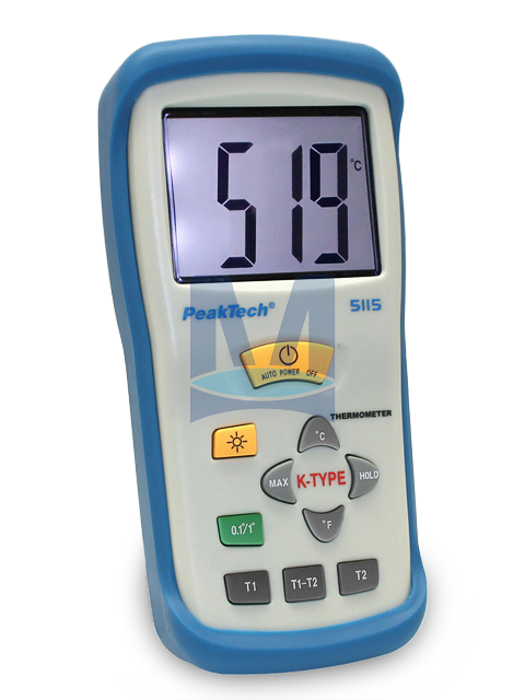 Digitální dvoukanálový teploměr PeakTech Digitální dvoukanálový teploměr PeakTech