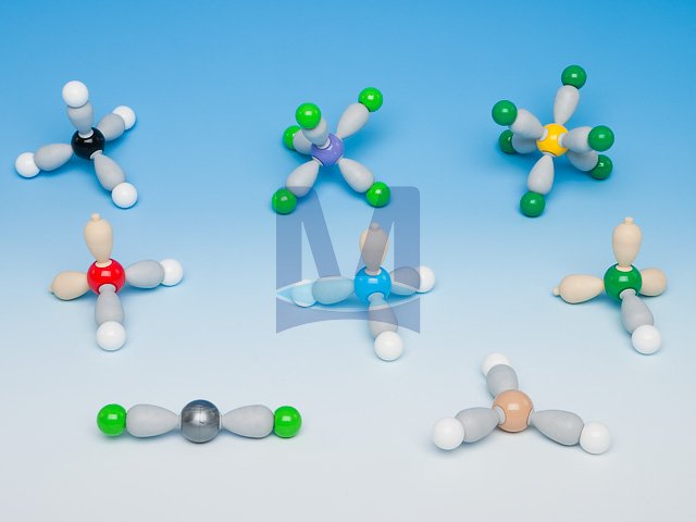 Molymod tvary molekul