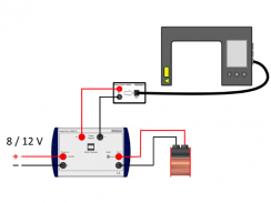 Schéma zapojení elektrického odpalovače, spínacího boxu, signálního limiteru a fotobuňky SpeedGate.