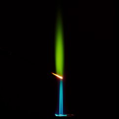 Barvy plamene – bor