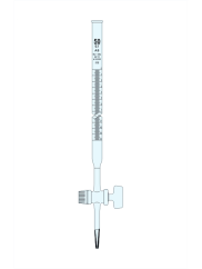 Byreta s přímým kohoutem se skleněným kladívkem, třída AS