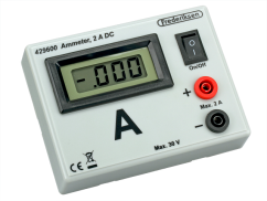 Blok - digitální ampérmetr 2 A na stejnosměrný proud