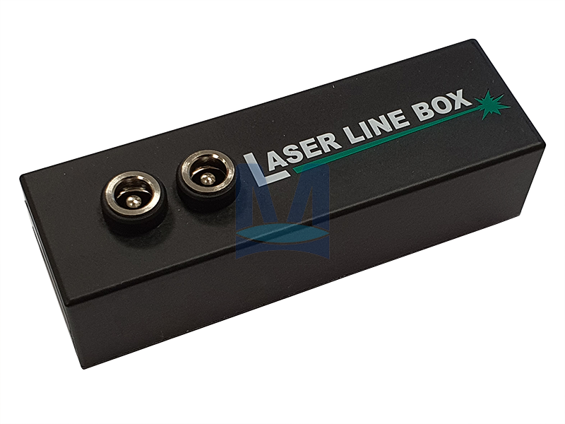 Laser line box zelený se zdrojem