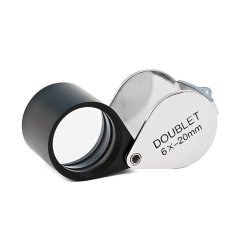 Lupa 6× aplanatická dublet zavírací, zp 25 mm