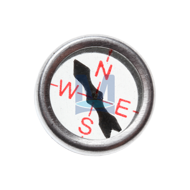 Kompas transparentní (pr. 21 mm), 12 ks.