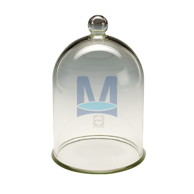 Skleněný zvon s držadlem (k desce pro vývěvu)