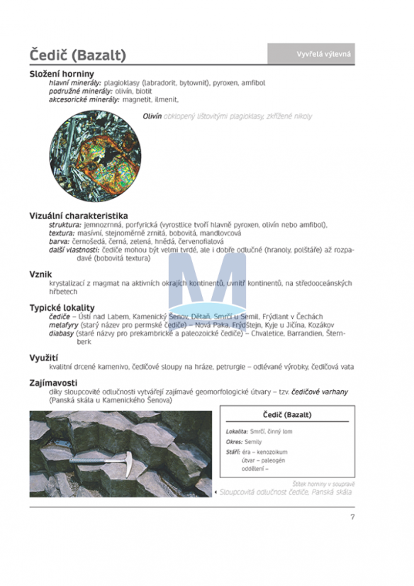 Sada hornin – ukázka z příručky pro učitele