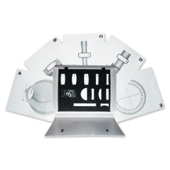 Žákovská geometrická souprava s laserovým zdrojem