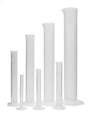 Sada 7 odměrných válců 10, 25, 50, 100, 250, 500, 1000 ml