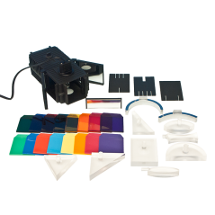 Souprava optika se světelným boxem