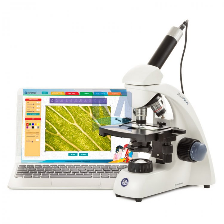 Mikroskopová kamera Explorer 5 na mikroskopu MicroBLue