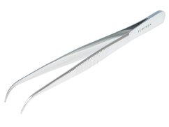 Pinzeta preparační s ohnutým ostrým hrotem 130 mm