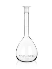 Baňka odměrná, plastová zátka