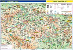 Česko – vlastivědná nástěnná mapa