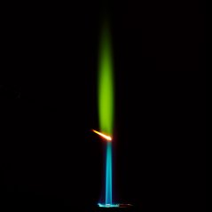 Barvy plamene – bor