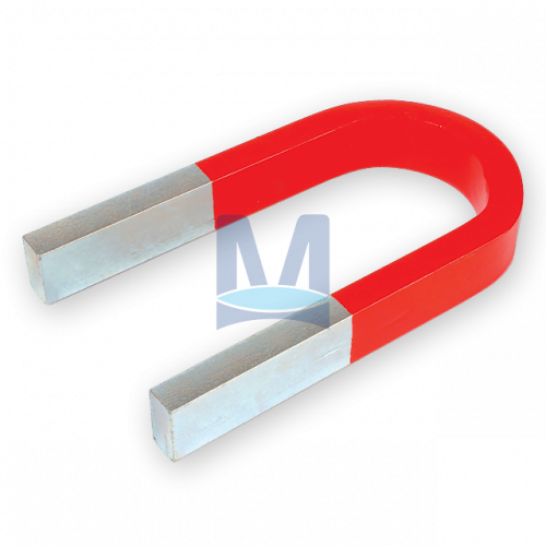 Magnet ve tvaru "U" z chromové oceli, (100x16x6 mm)