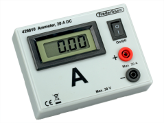 Blok - digitální ampérmetr 20 A na stejnosměrný proud
