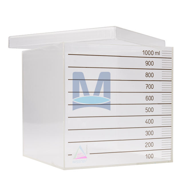 Decimetr krychlový se stupnicí