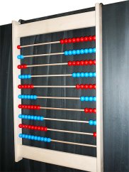 Počítadlo kuličkové 1-100 závěsné