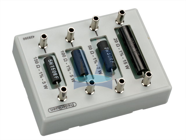 Blok - s odpory 20, 50, 100 a 150 Ohm Blok - s odpory 20, 50, 100 a 150 Ohm