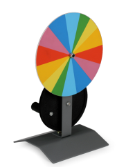 Newtonův barevný disk s ručním pohonem