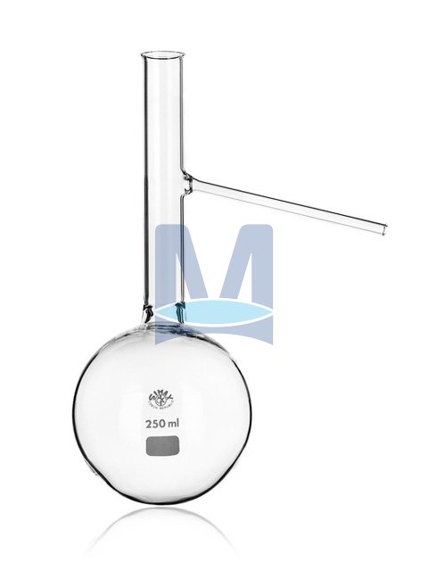 Baňka frakční trubice uprostřed Baňka frakční trubice uprostřed