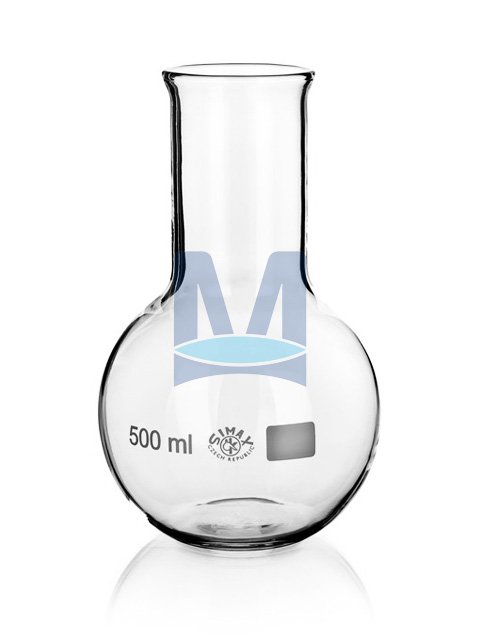 Baňka titrační s plochým dnem širokohrdlá