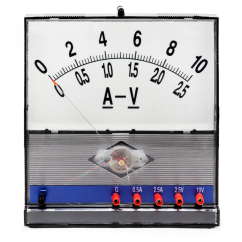 Demonstrační ampérmetr, voltmetr a galvanometr