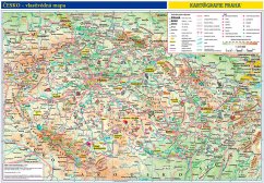 Česko – vlastivědná nástěnná mapa