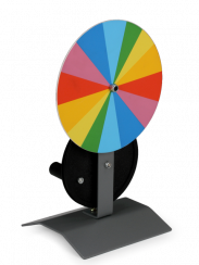 Newtonův barevný disk s ručním pohonem
