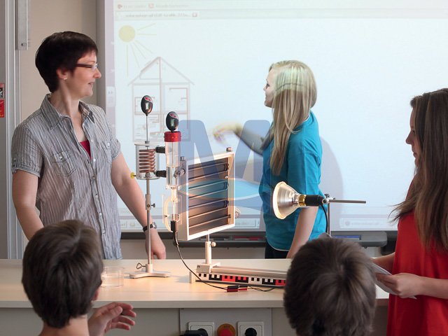 Demonstrační souprava přeměna sluneční energie v tepelnou