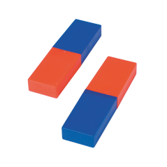 Tyčinkový magnet keramický červeno - modrý