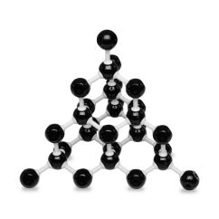 Molymod model struktury diamantu