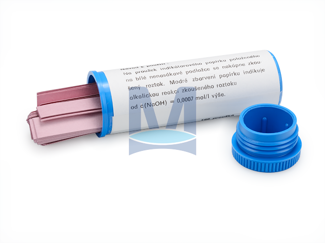 Papírek indikátorový lakmusový červený Papírek indikátorový lakmusový červený