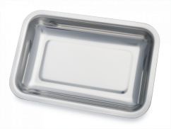 Preparační miska nerezová  220×140×28 mm