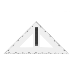 Trojúhelník 45° a 50 cm Trojúhelník 45° a 50 cm