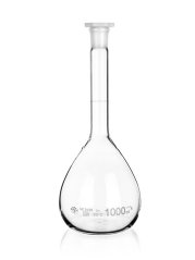 Baňka odměrná, plastová zátka