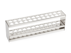 Stojánek na zkumavky nerez 2×12, pr. 17 mm