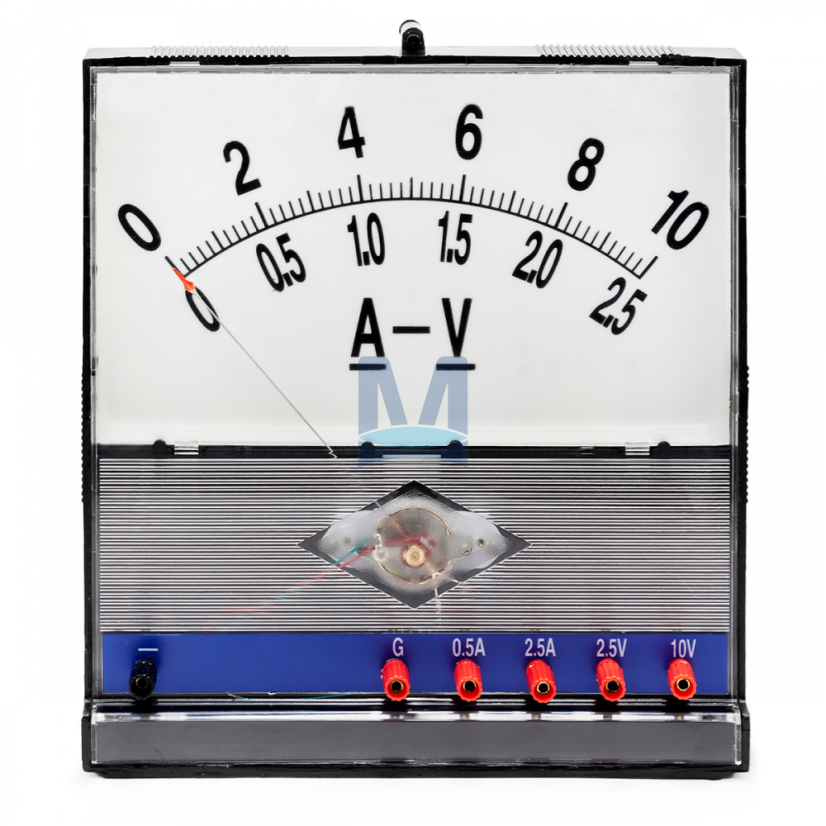Demonstrační ampérmetr, voltmetr a galvanometr