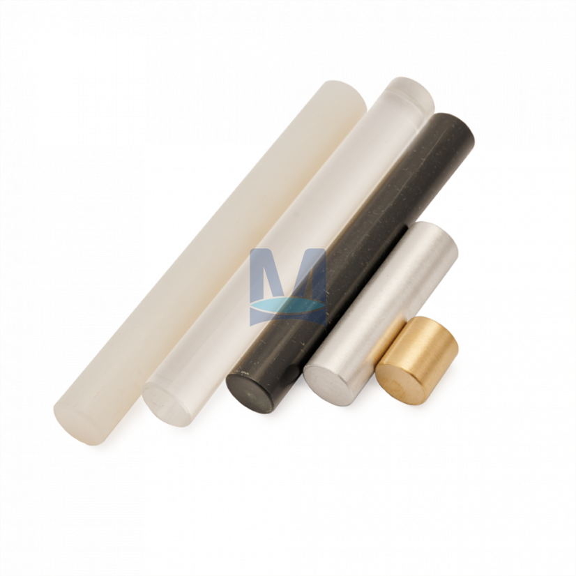 Sada válců pro demonstraci měrné hmotnosti - stejná hmotnost