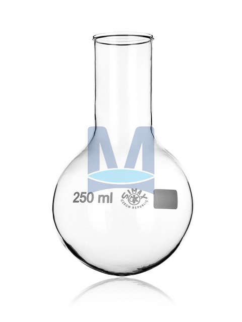 Baňka s kulatým dnem úzkohrdlá Baňka s kulatým dnem úzkohrdlá