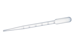 Pasteurova pipeta dělená 3 ml Pasteurova pipeta dělená 3 ml