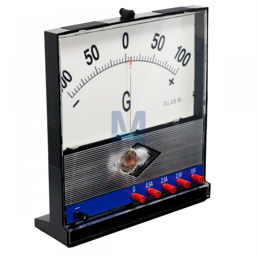 Demonstrační ampérmetr, voltmetr a galvanometr